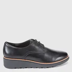CLARKS - Mocasín Mujer Cuero Negro