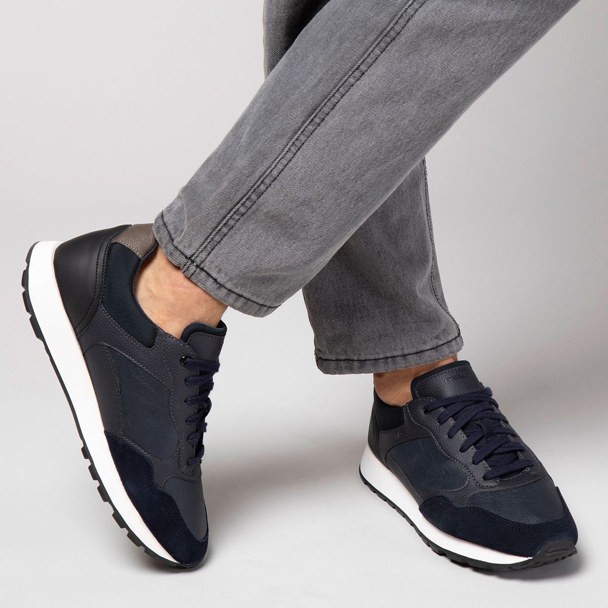 GEOX - Zapatilla Urbana Hombre Azul Geox