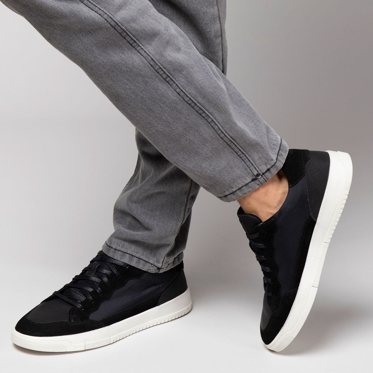 GEOX - Zapatilla Urbana Hombre Negro Geox