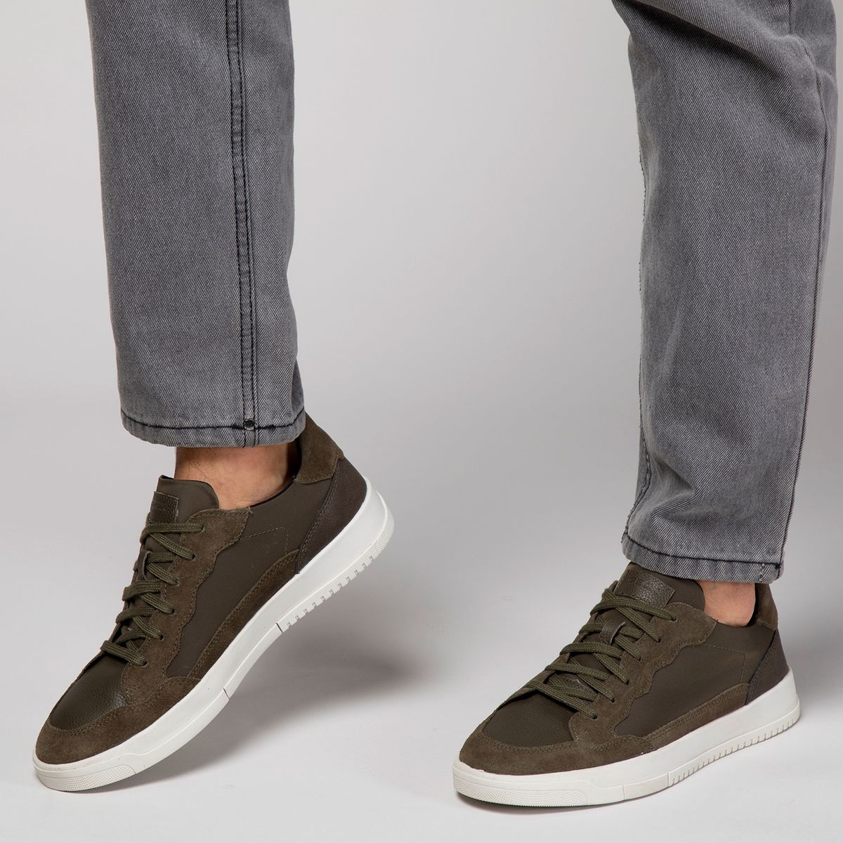 GEOX - Zapatilla Urbana Hombre Café Geox