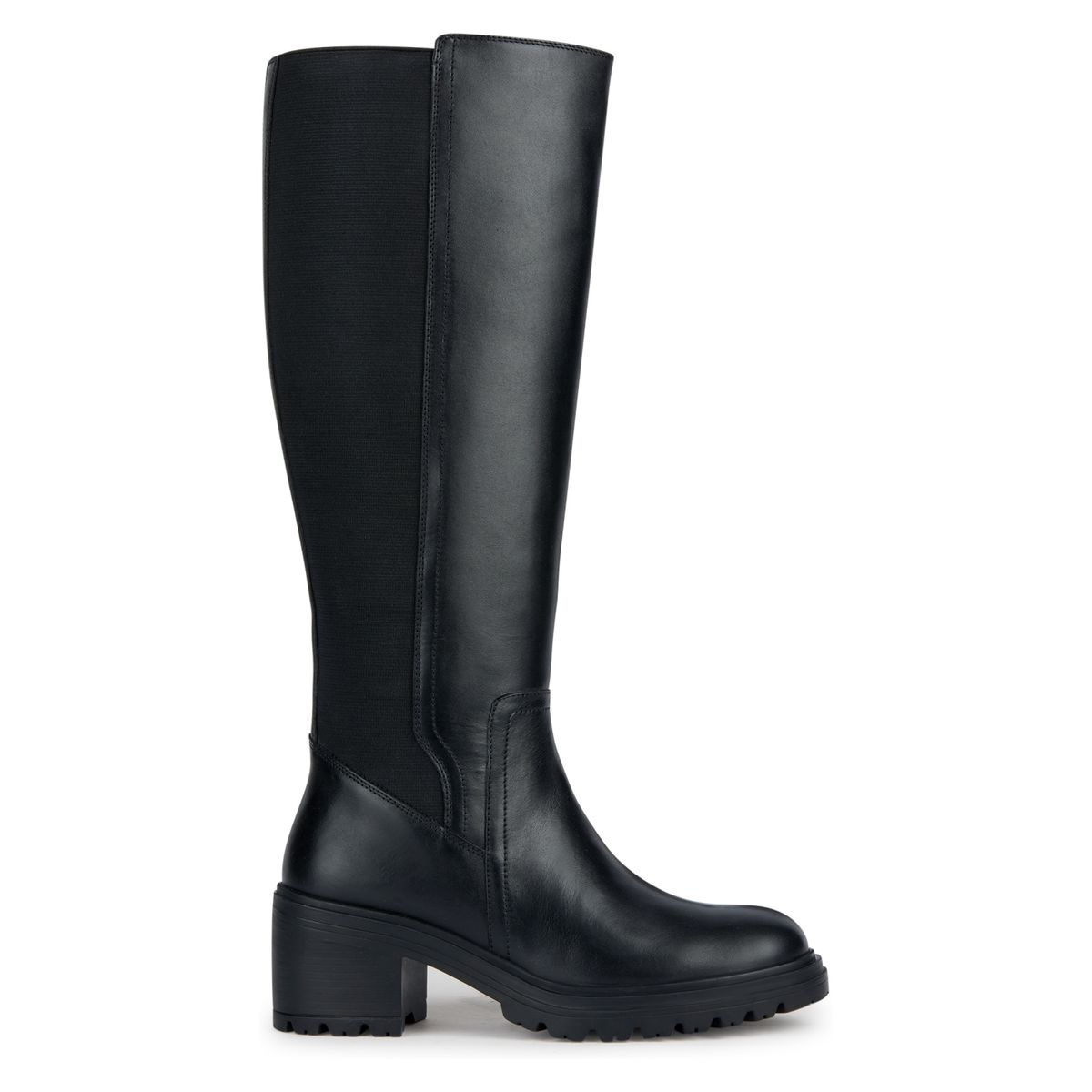GEOX - Bota Mujer Cuero Negro Geox