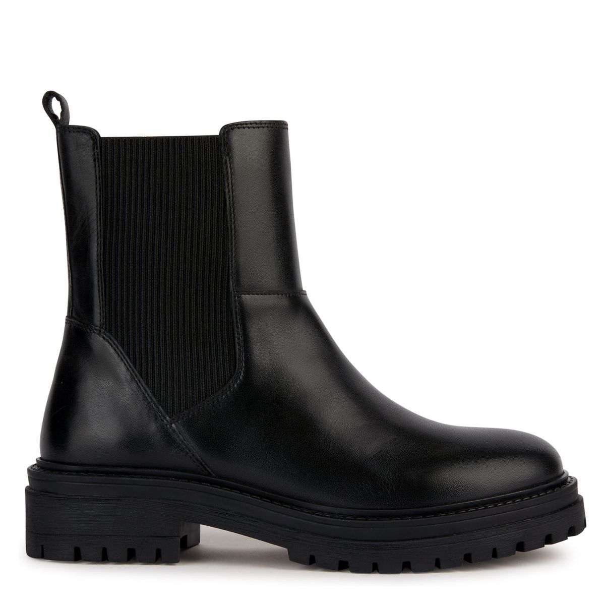 GEOX - Botín Mujer Cuero Negro Geox