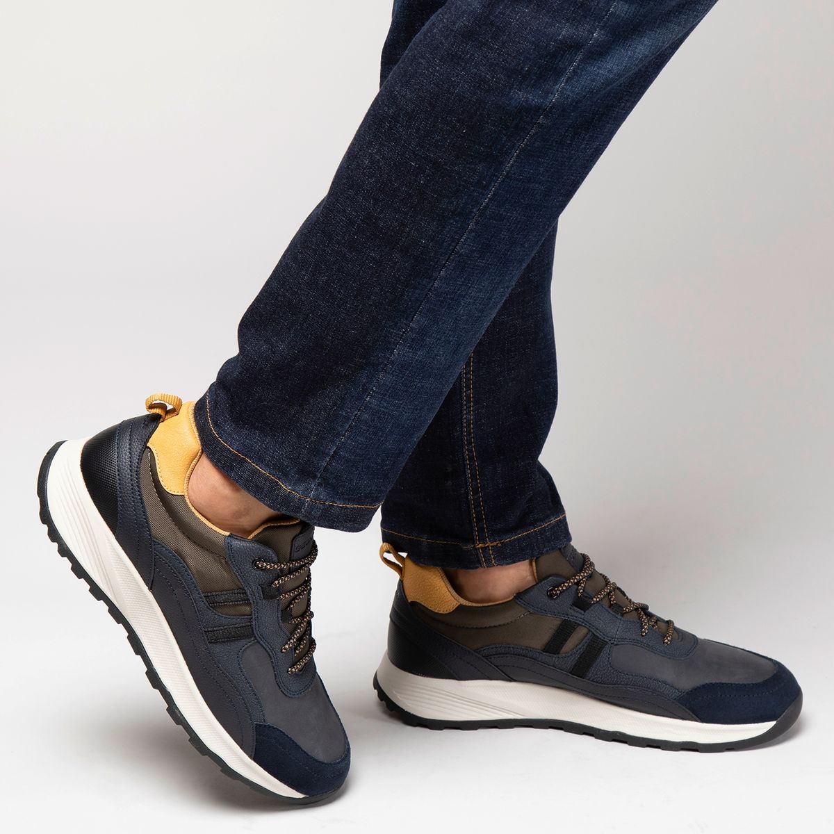 GEOX - Zapatilla Urbana Hombre Azul Geox
