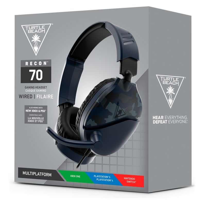 TURTLE BEACH - Audífono Recon 70 Blue Camo Turtle Beach