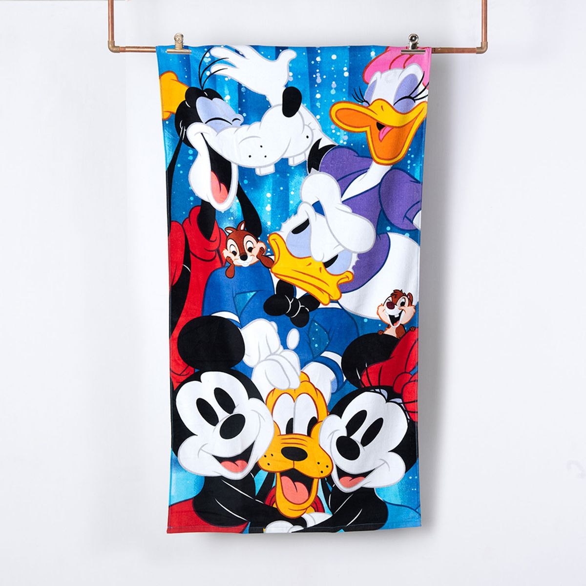 DISNEY - Toalla Playa Con Bolso 100 Amigos Disney