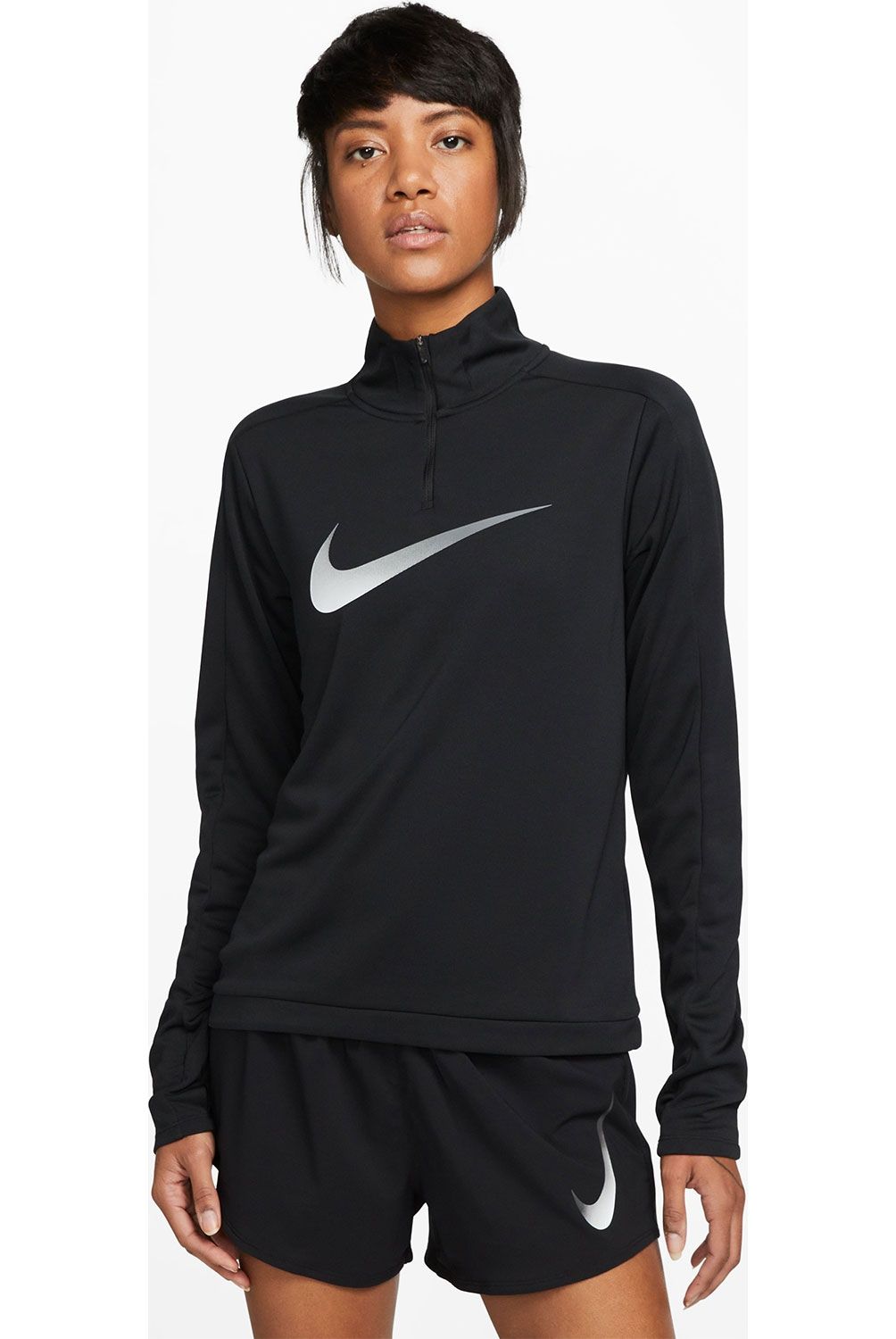 NIKE - Polerón Deportivo Manga Larga con Cierre Mujer Nike