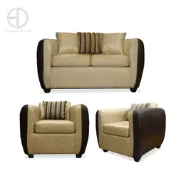 COMERCIALIZADORA ELEGANT DETAIL - Juego De Living 4 Puestos Oklahoma T/Pu Beige Elegant Detail