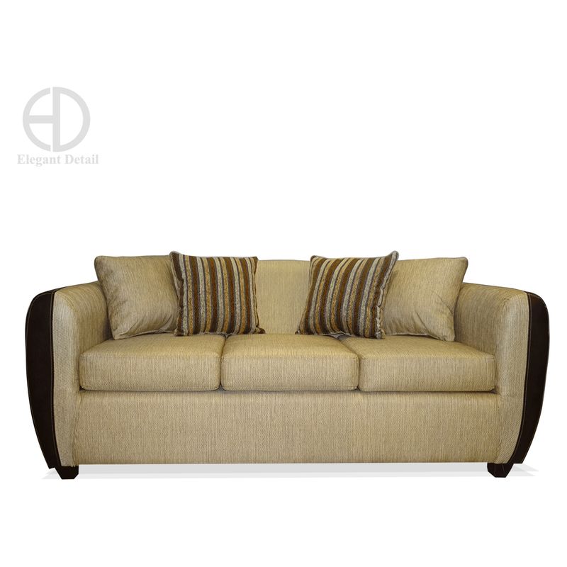 COMERCIALIZADORA ELEGANT DETAIL - Sofá 3 Cuerpos Oklahoma T/P Beige Elegant Detail