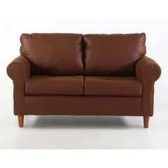 JDO & DESIGN - Sofá 2 Cuerpos Cuero Sintético Retro Mica