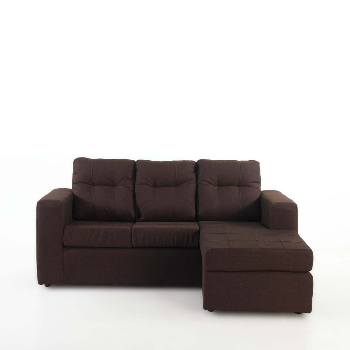 JDO & DESIGN - Modular Rodas 3 Cuerpos Tela Chocolate Mica