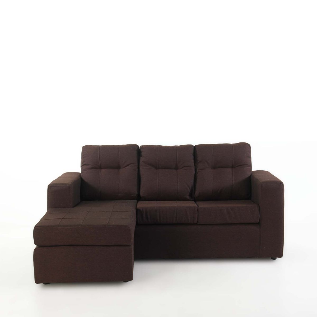 JDO & DESIGN - Modular Rodas 3 Cuerpos Tela Chocolate Mica