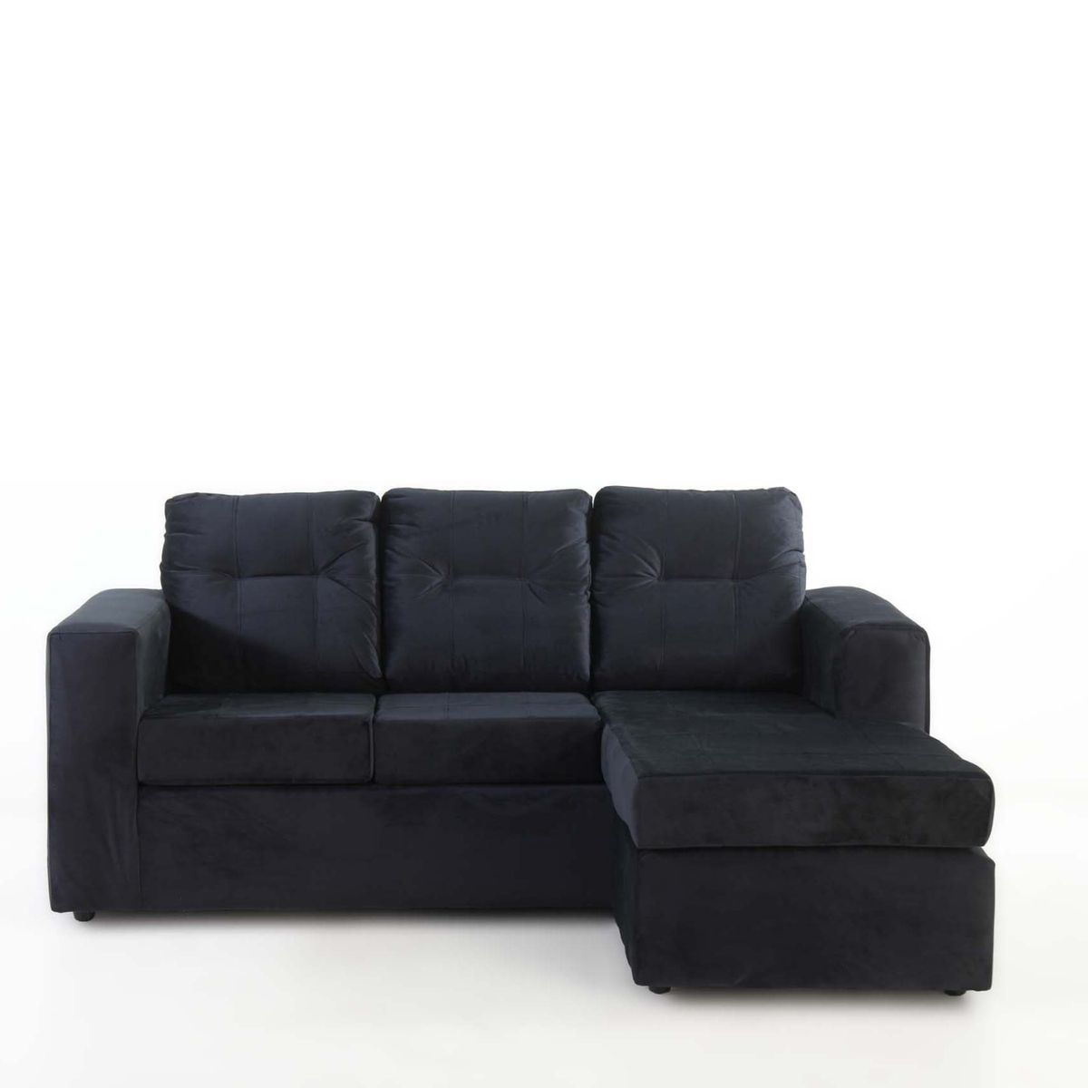 JDO & DESIGN - Modular Rodas 3 Cuerpos Felpa Negro Mica