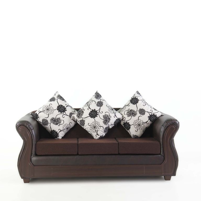 Sofa 3 Cuerpos Cuero Sintetico Rapsodia Mica