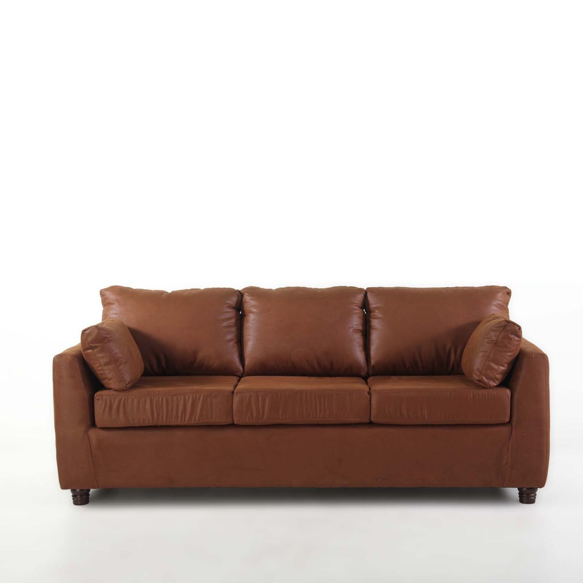 JDO & DESIGN - Sofá 3 Cuerpos Cuero Sintético Texas Mica