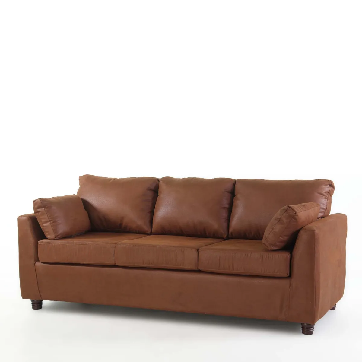 JDO & DESIGN - Sofá 3 Cuerpos Cuero Sintético Texas Mica