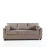 Sofá 3 Cuerpos Tela Texas Mica