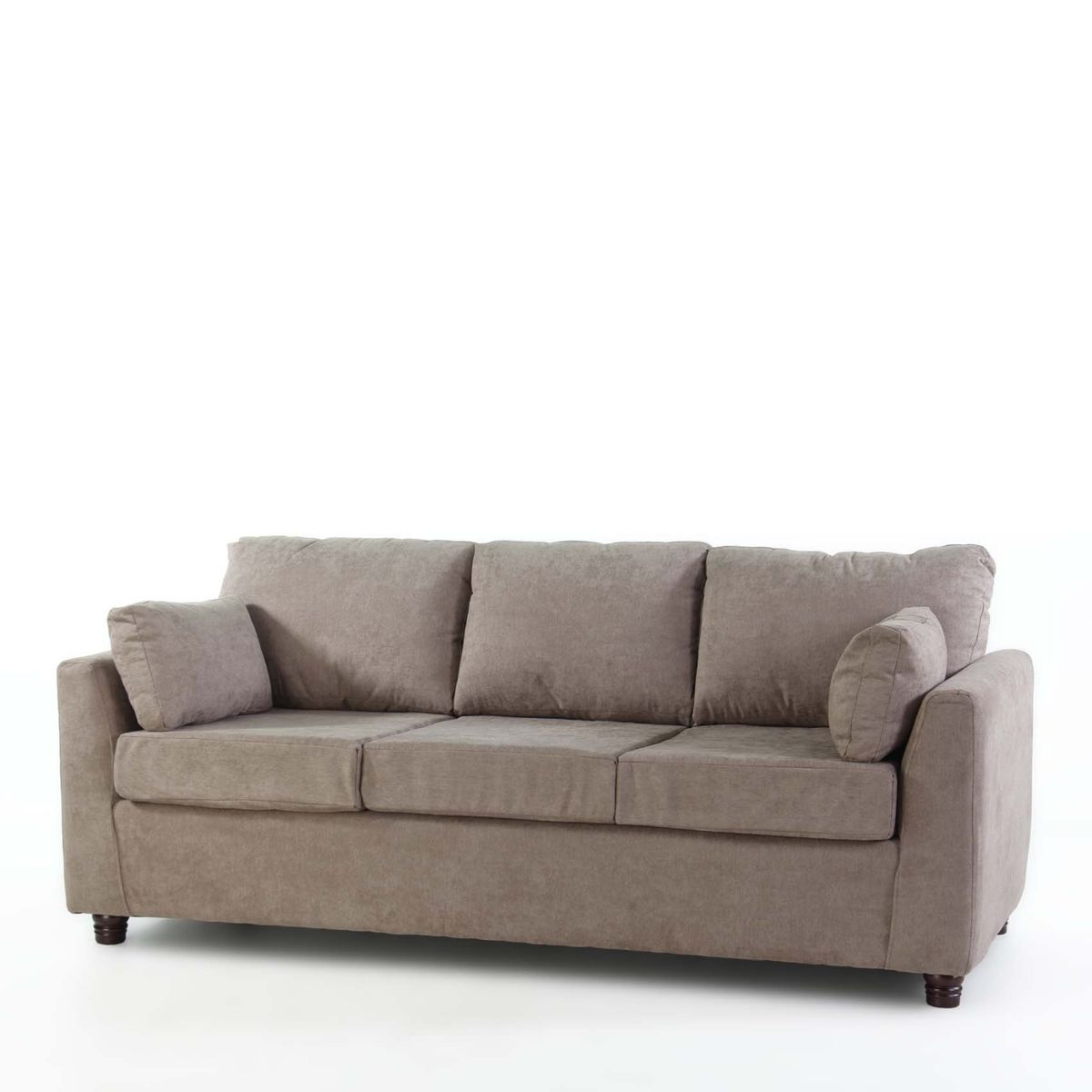 JDO & DESIGN - Sofá 3 Cuerpos Tela Texas Mica