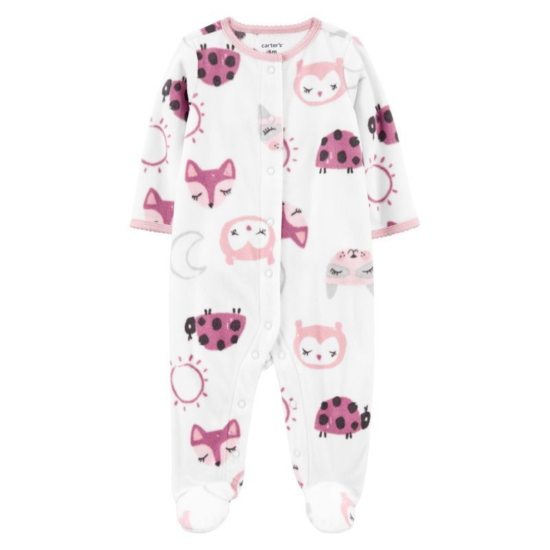 CARTER'S - Pijama Polar Estampado Bebé Niña Carter's