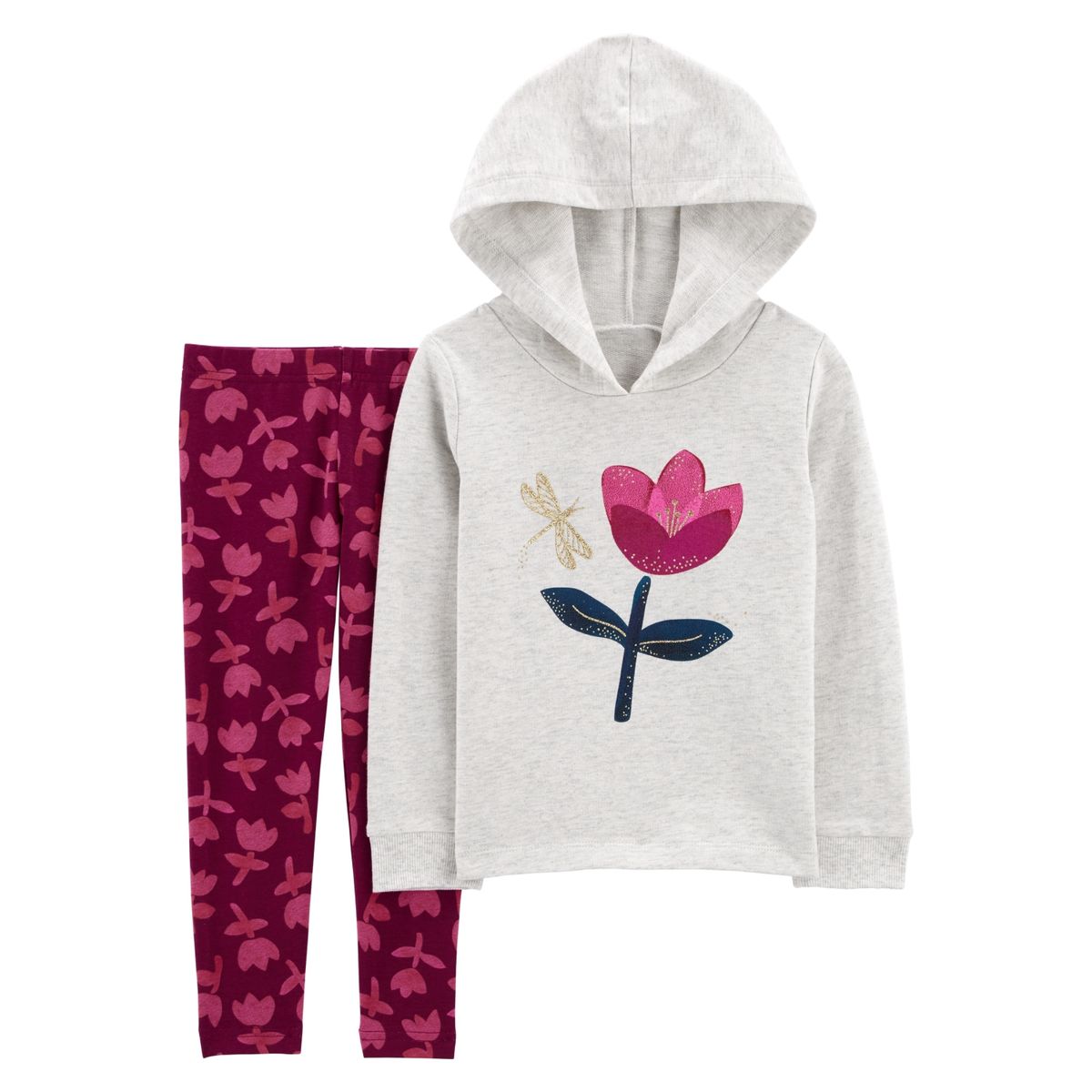 CARTER'S - Conjunto 2 Piezas Polerón y Calza Niña Carter's