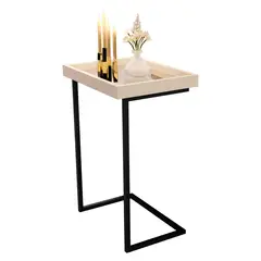 BE DESIGN - Mesa Auxiliar Luxor Perla