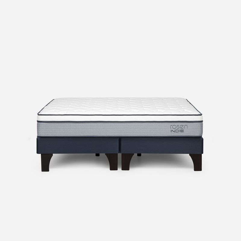 ROSEN - Cama Europea Indie 2 Plazas X 2.00Mt Base Dividida Rosen