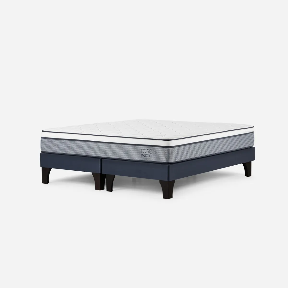 ROSEN - Cama Europea Indie 2 Plazas X 2.00Mt Base Dividida Rosen