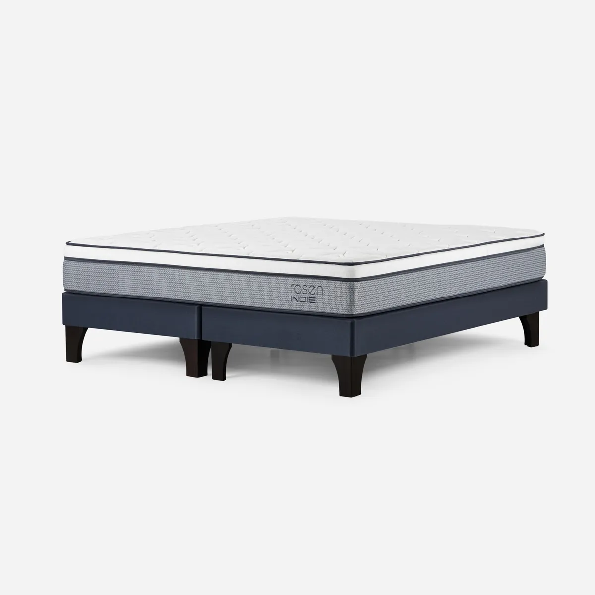 ROSEN - Cama Europea Indie King X 2.00Mt Base Dividida Rosen