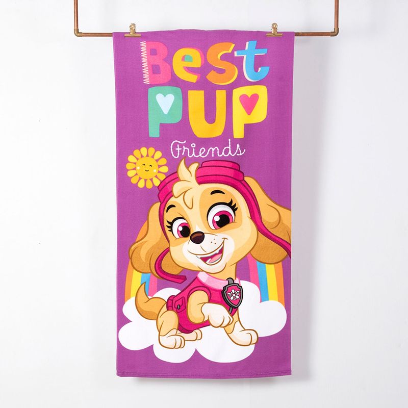PAW PATROL - Toalla de Playa C/Bolso Paw Patrol Conteo Paw Patrol
