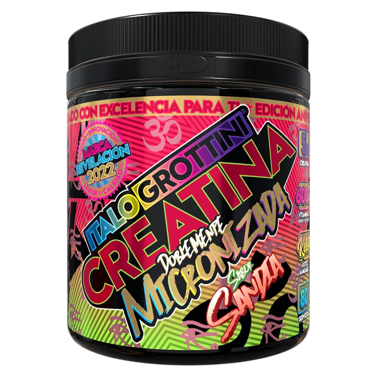 ITALO GROTTINI - Creatina 432 Gramos 80 Servicios Sandía Italo Grottini