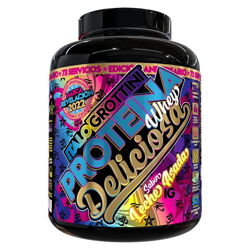 ITALO GROTTINI - Proteína Whey Deliciosa - 5 Libras Leche Asada Italo Grottini
