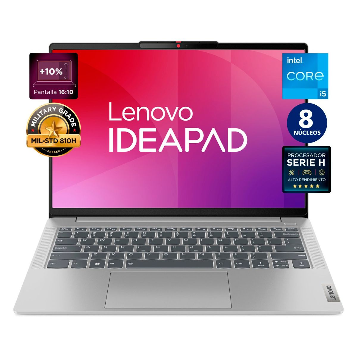 LENOVO - Notebook Ideapad Slim 5 Intel Core i5-12450H 8GB RAM 512GB SSD 14" WUXGA 16:10 Lenovo