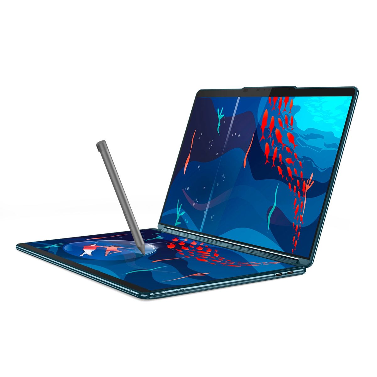 LENOVO - Notebook Yoga Book 9i 2en1 Intel Core i7-1355U 16GB RAM 1TB SSD 2x13,3" OLED Táctil + Lápiz + Teclado Lenovo