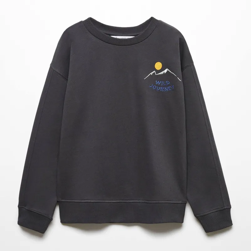 MANGO KIDS - Polerón Algodón Estampada Niño Mango Kids