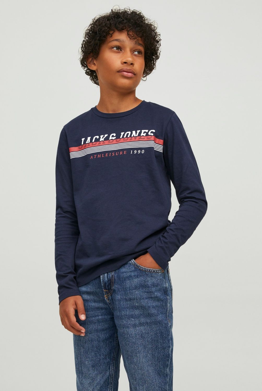 JACK&JONES JUNIOR - Polera Algodón Manga Larga Niño Jack&Jones Junior