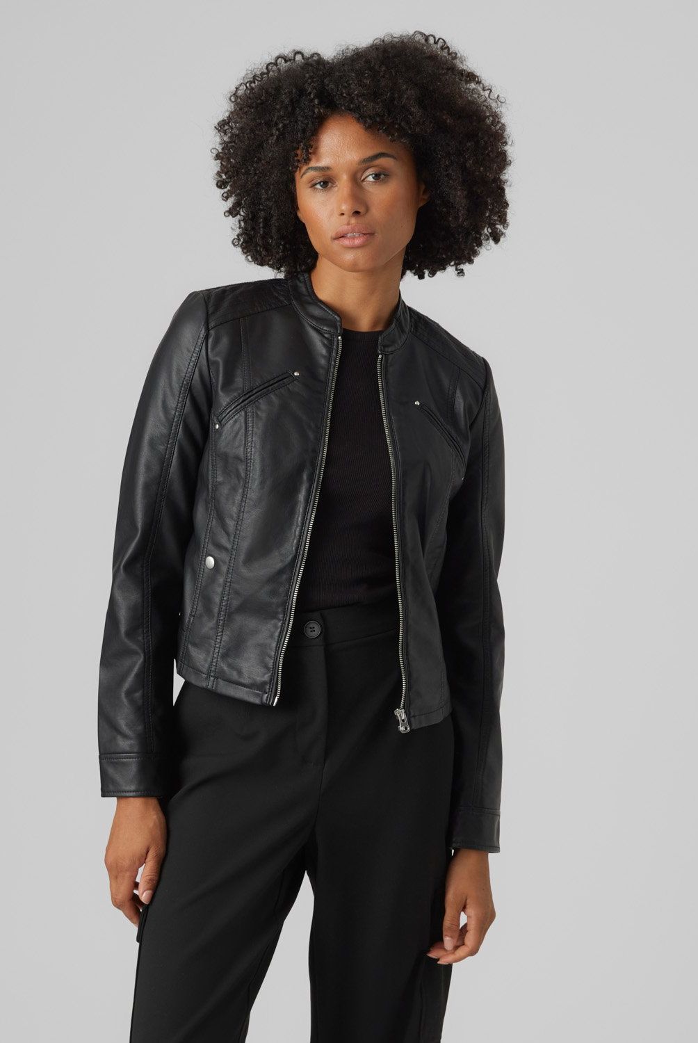 VERO MODA - Chaqueta Eco Cuero Mujer Vero Moda