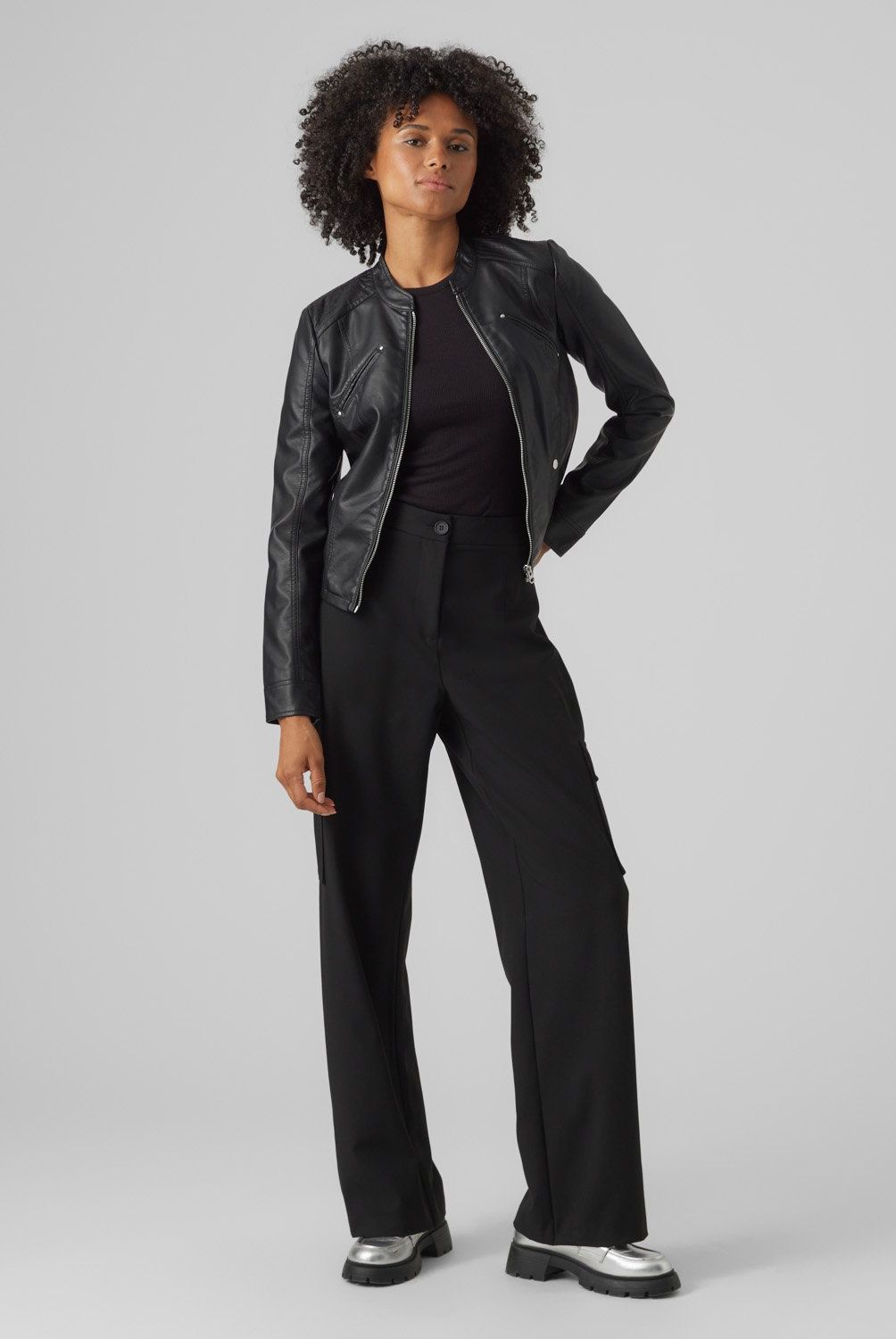 VERO MODA - Chaqueta Eco Cuero Mujer Vero Moda