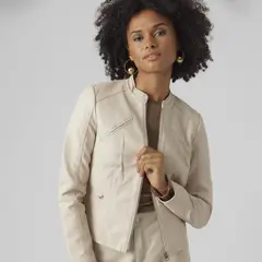 VERO MODA - Chaqueta Eco Cuero Mujer
