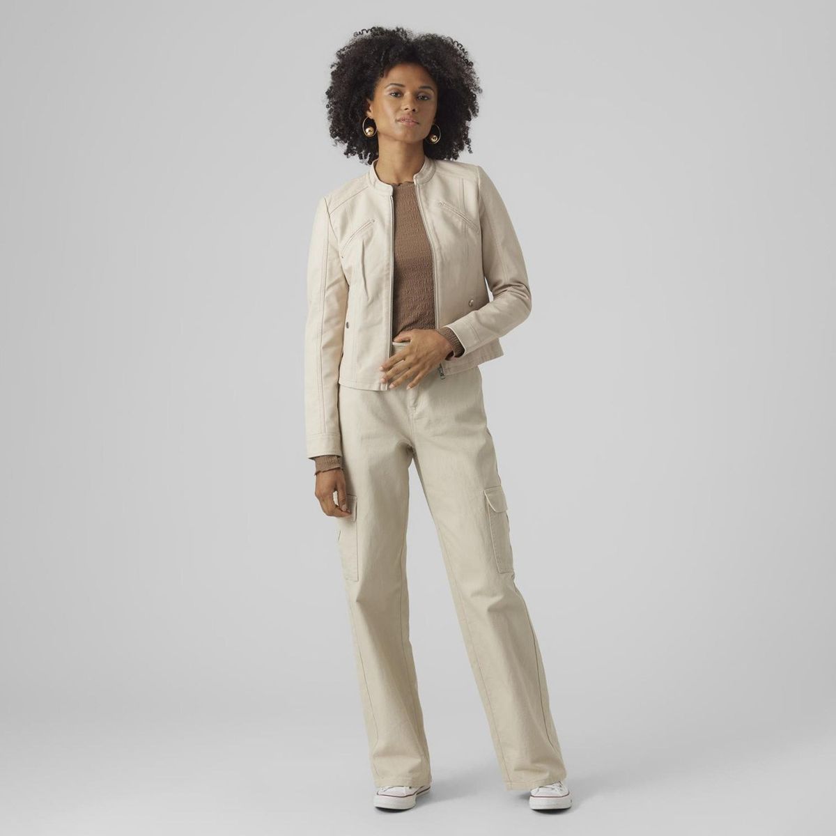 VERO MODA - Chaqueta Eco Cuero Mujer Vero Moda