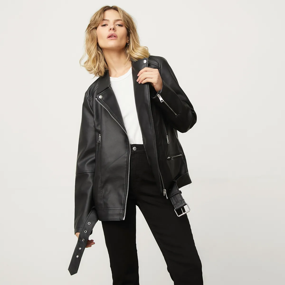 VERO MODA - Chaqueta Eco Cuero Mujer Vero Moda