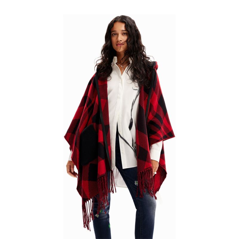 DESIGUAL - Poncho Mujer Desigual