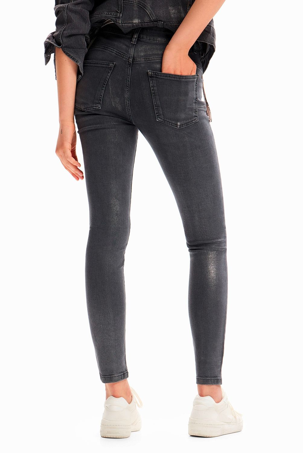 DESIGUAL - Jeans Skinny Mujer Desigual