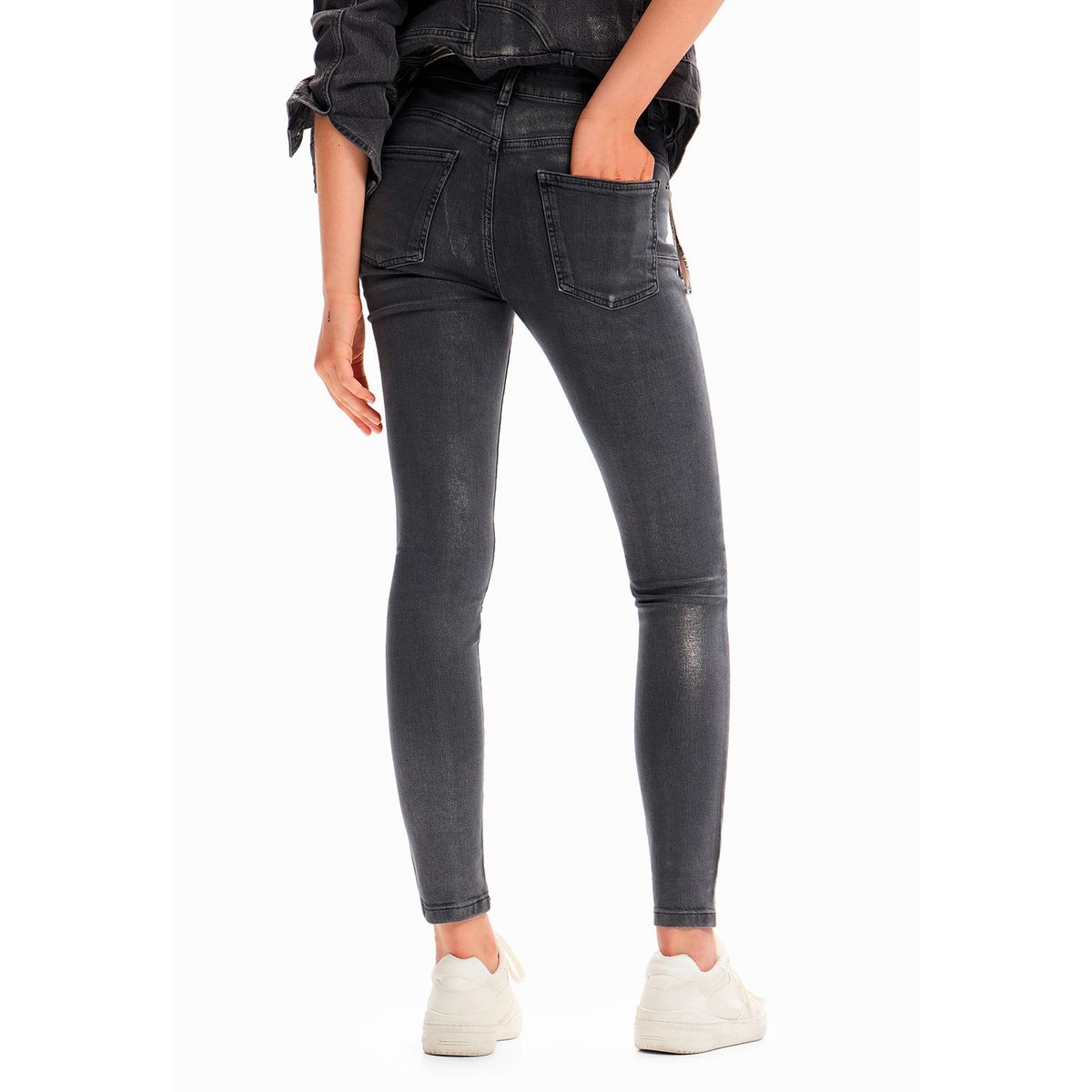 DESIGUAL - Jeans Skinny Mujer Desigual