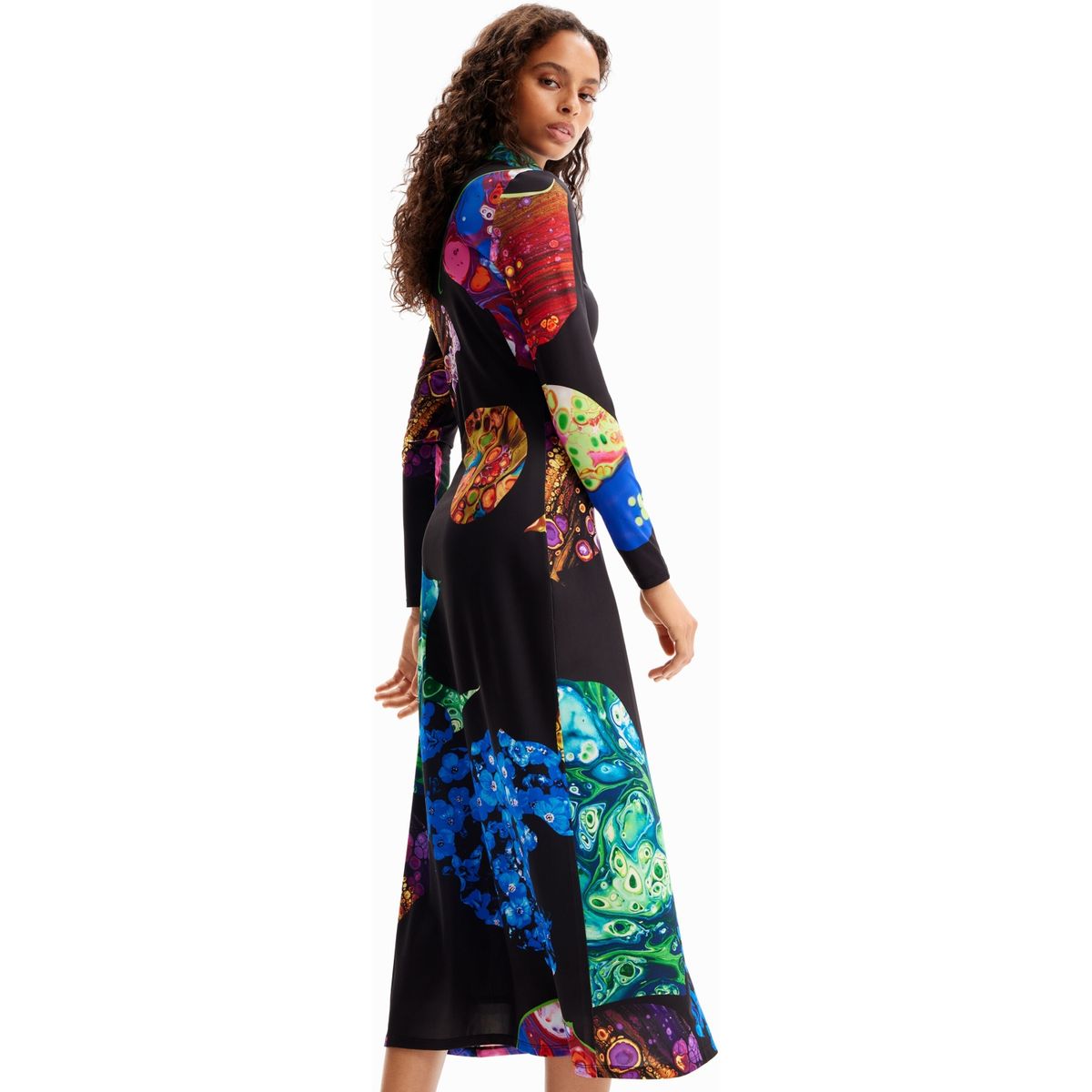 DESIGUAL - Vestido Manga Larga Mujer Desigual