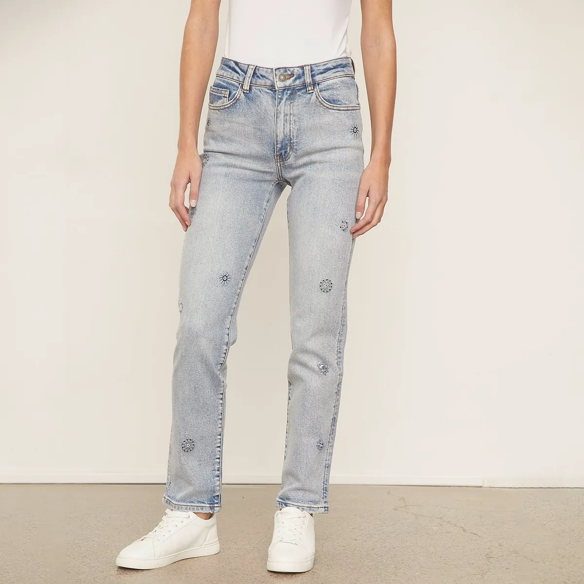 DESIGUAL - Jeans Straight mujer Desigual