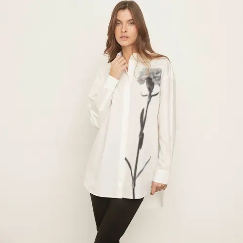 DESIGUAL - Blusa Oversize Flor Mujer