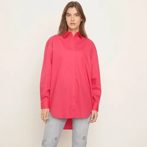 DESIGUAL - Blusa Oversize Caras Mujer