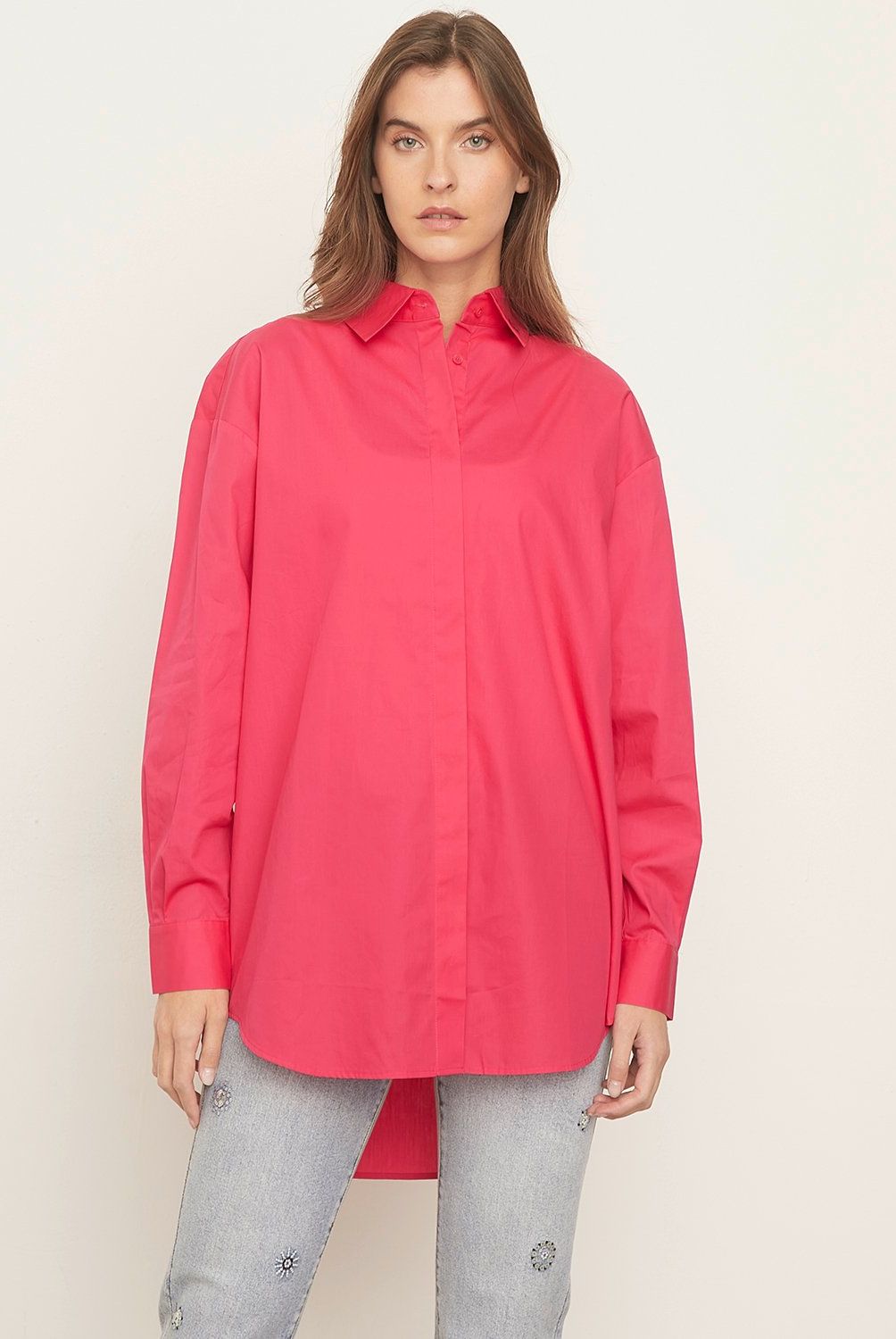 DESIGUAL - Blusa Oversize Caras Mujer Desigual