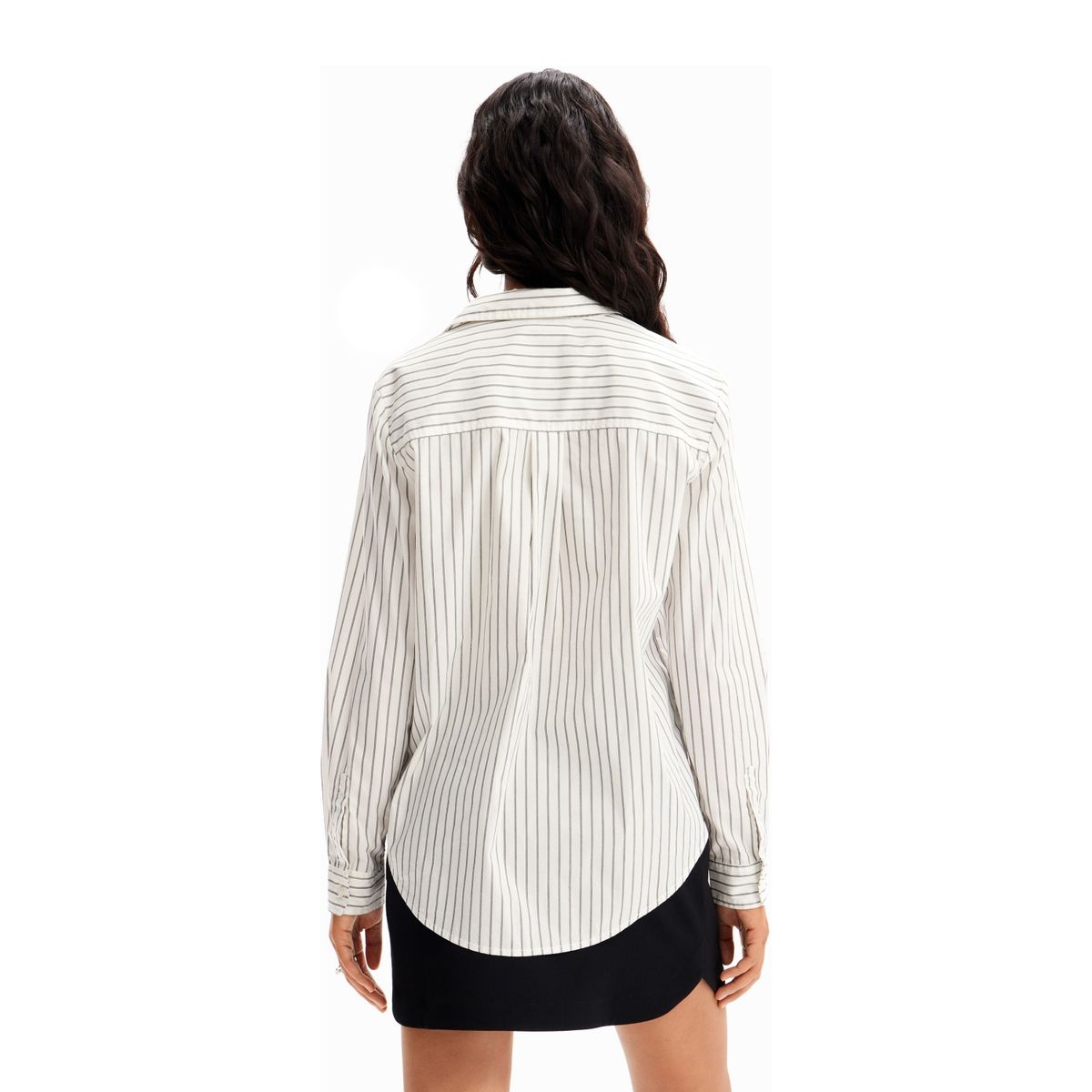 DESIGUAL - Blusa Estampada Manga Larga Mujer Desigual