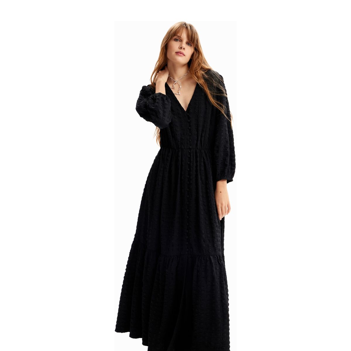 DESIGUAL - Vestido Manga Larga Mujer Desigual