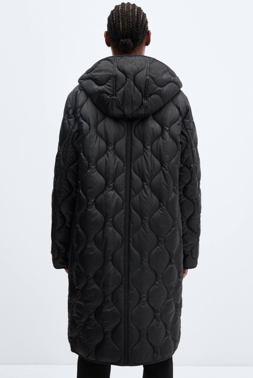 MANGO - Parka Acolchado Capucha Mujer Mango